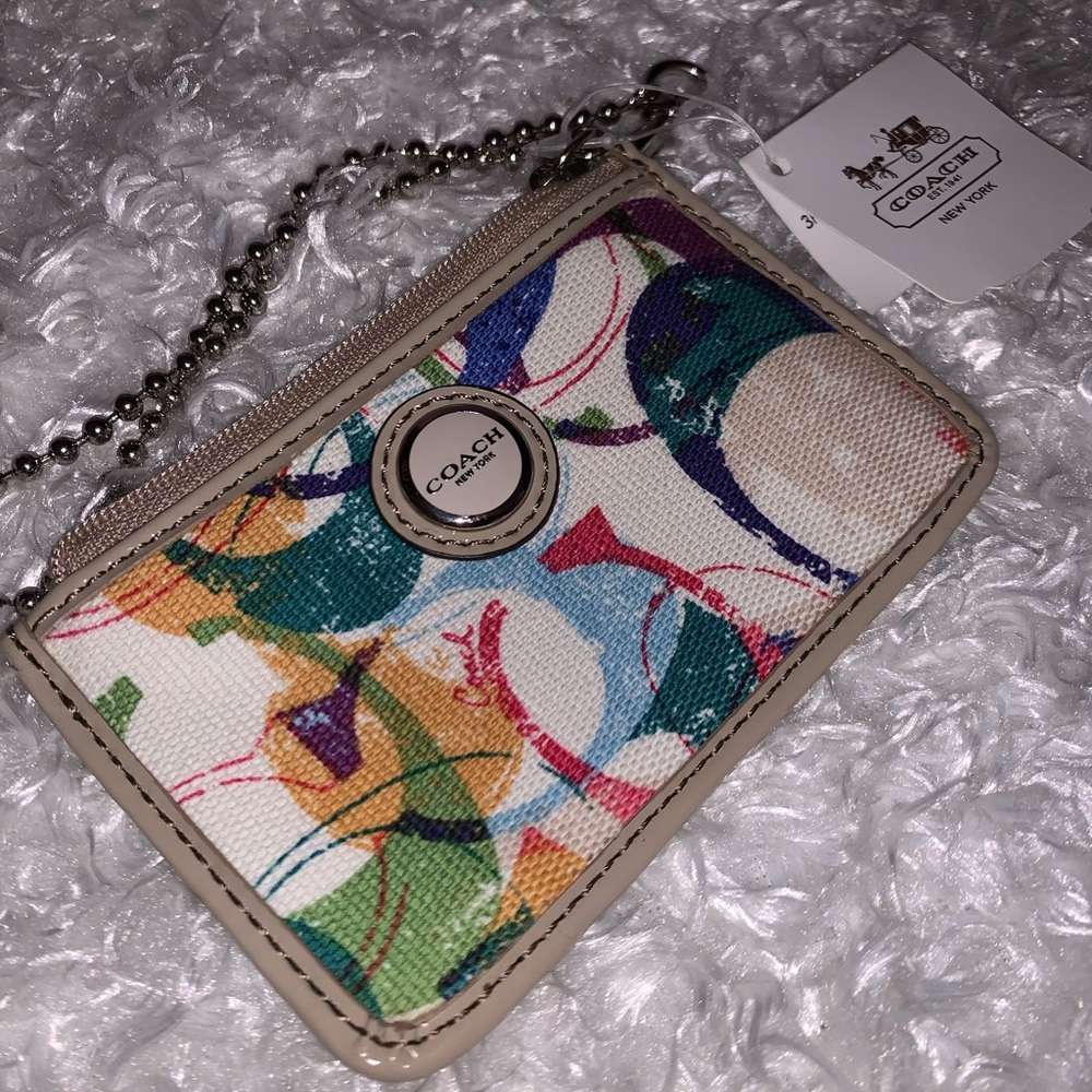 Coach ID holder/ wristlet